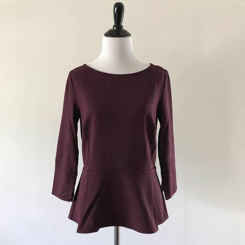 Ann Taylor Peplum Top - Size S